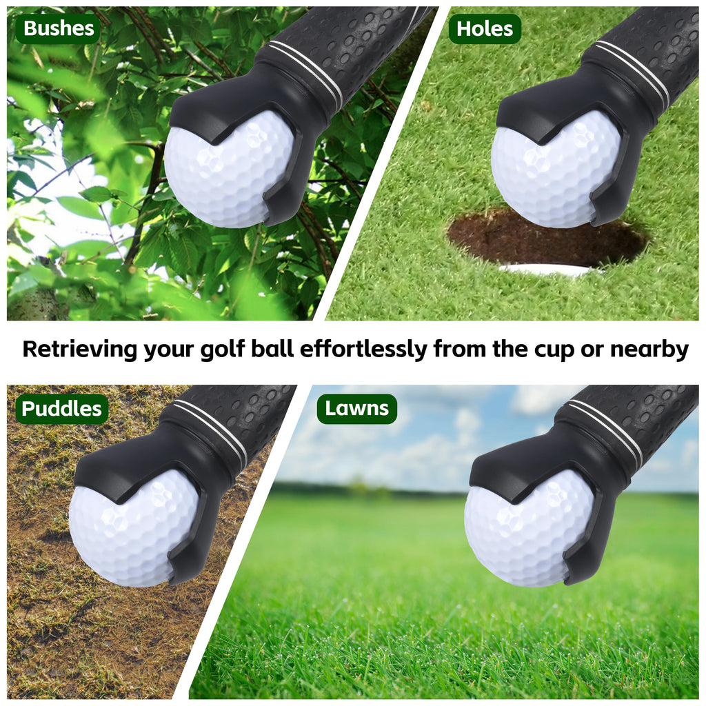 Portable Golf Ball Picker, Manual Ball Picking Tool, Three Claw