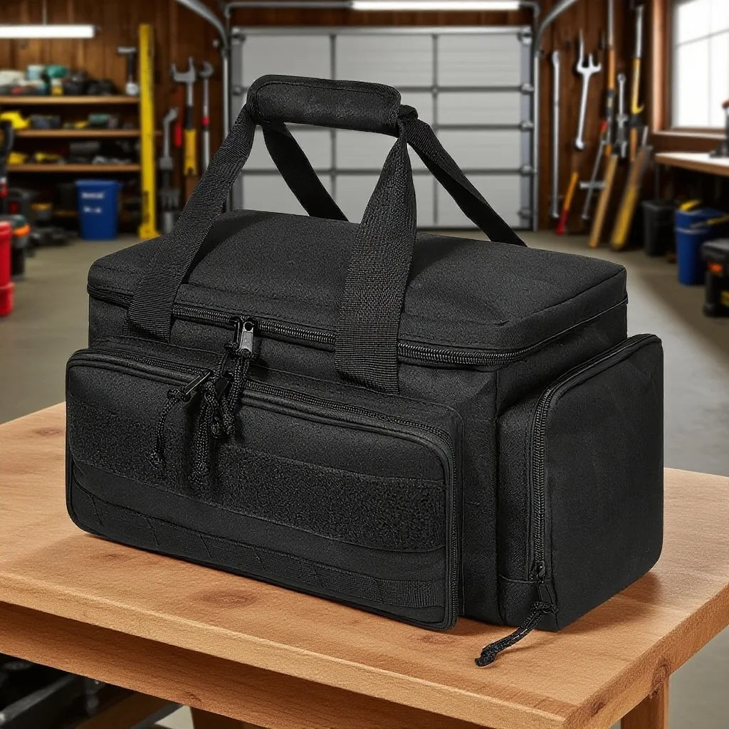 14" Heavy Duty Tactical Tool Bag Non-Slip Base Multipurpose Work