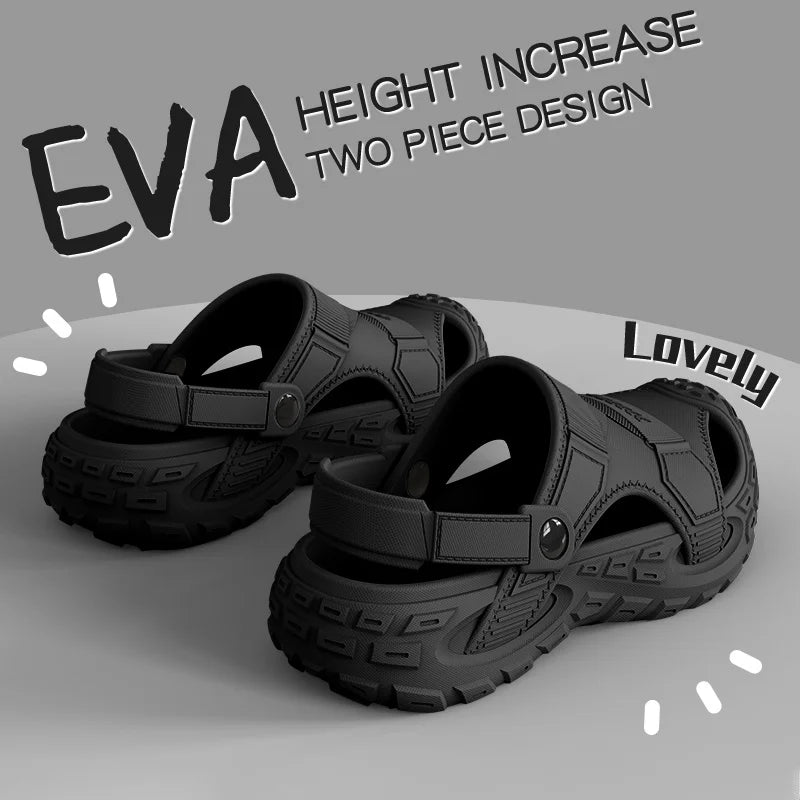 Men's Outdoor Summer Wearable Clog Shoes Anti-Slip Breathable