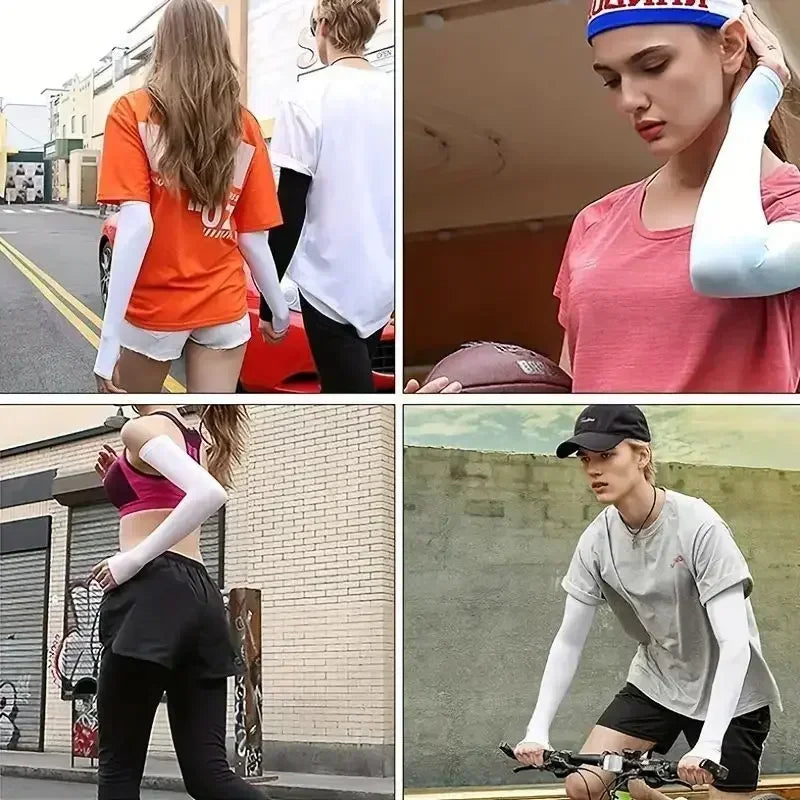 1 Pair Cooling Arm Covers for Men and Women Summer Sun Protection