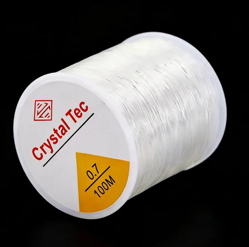 1 Roll Round Transparent Fish Wire Elastic Wire Crystal Line DIY