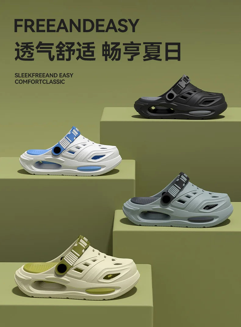 Arch support, anti slip, soft sole, wear-resistant cool slippers for