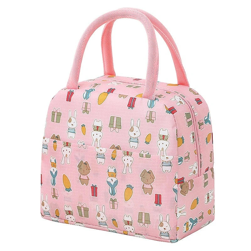 Cartoon Lunch Bag Portable Insulated Thermal Heat Children's Bento Bag