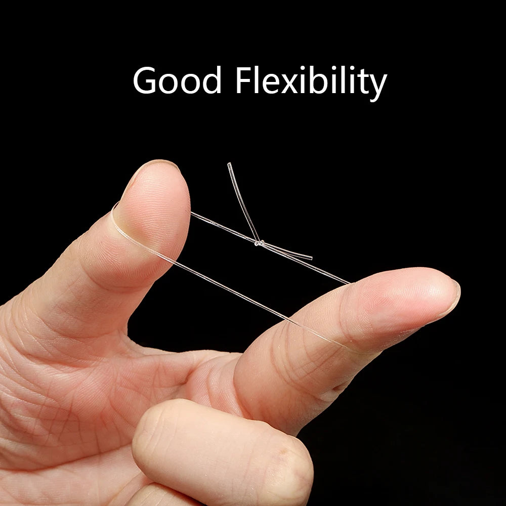 1 Roll Round Transparent Fish Wire Elastic Wire Crystal Line DIY
