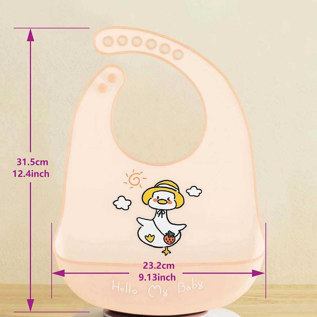 Waterproof Baby Bibs Baby Stuff Cute Cartoon Animal Printed Kids Bib