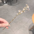 Elegant Chinese Style Hair Clip Tassel Hair Stick Traditional Floral