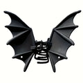 Gothic Bat Hair Clip Halloween Matte Black Gothic Punk-Style Animal