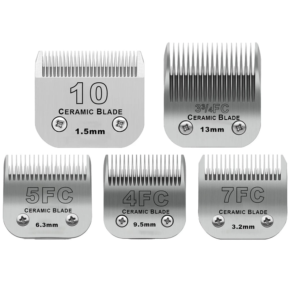 Professional Pet Grooming Blades Compatible with Andis,Oster A5,Wahl
