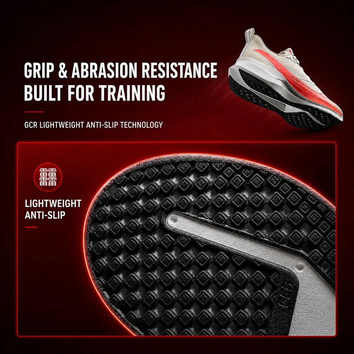 Li-Ning Men's RED HARE 9 PRO Racing Running Shoes BOOM Cushion Rebound