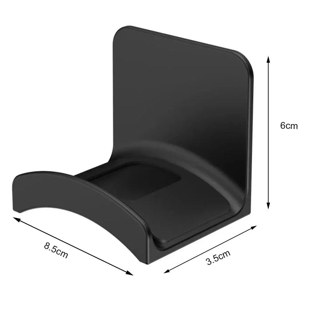 1-10PCS Wall Mount Headphone Stand Adhensive Plastic Under Desk