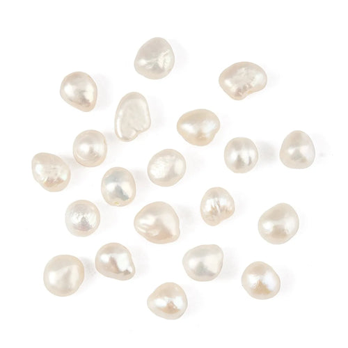 10Pcs Natural Freshwater Pearl Beads Exquisite Irregular Pearl Bead
