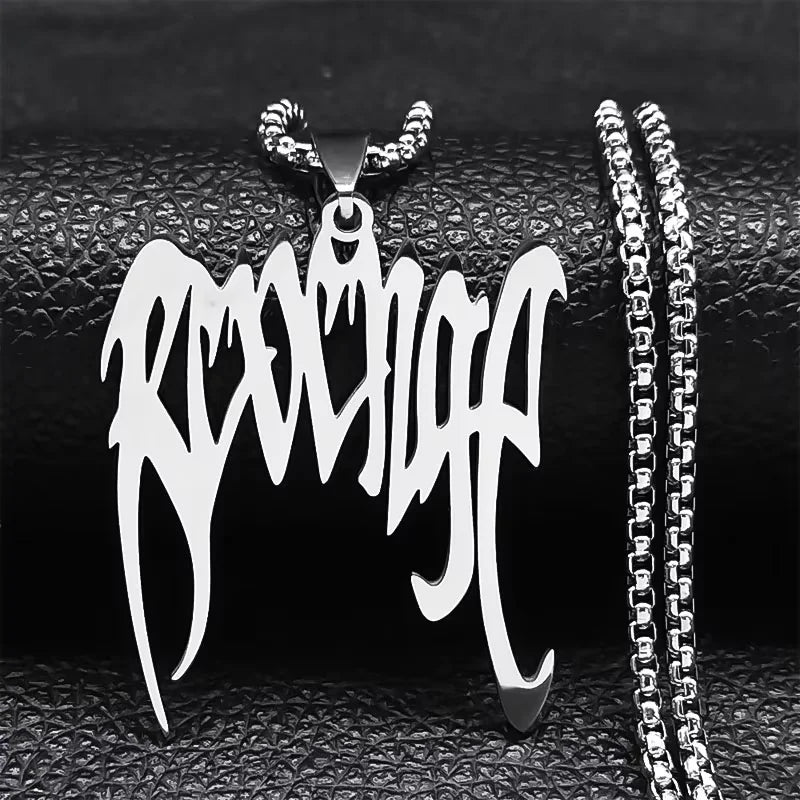 Punk Broken Stainless Steel Spiked Choker Necklace Women/Men Silver