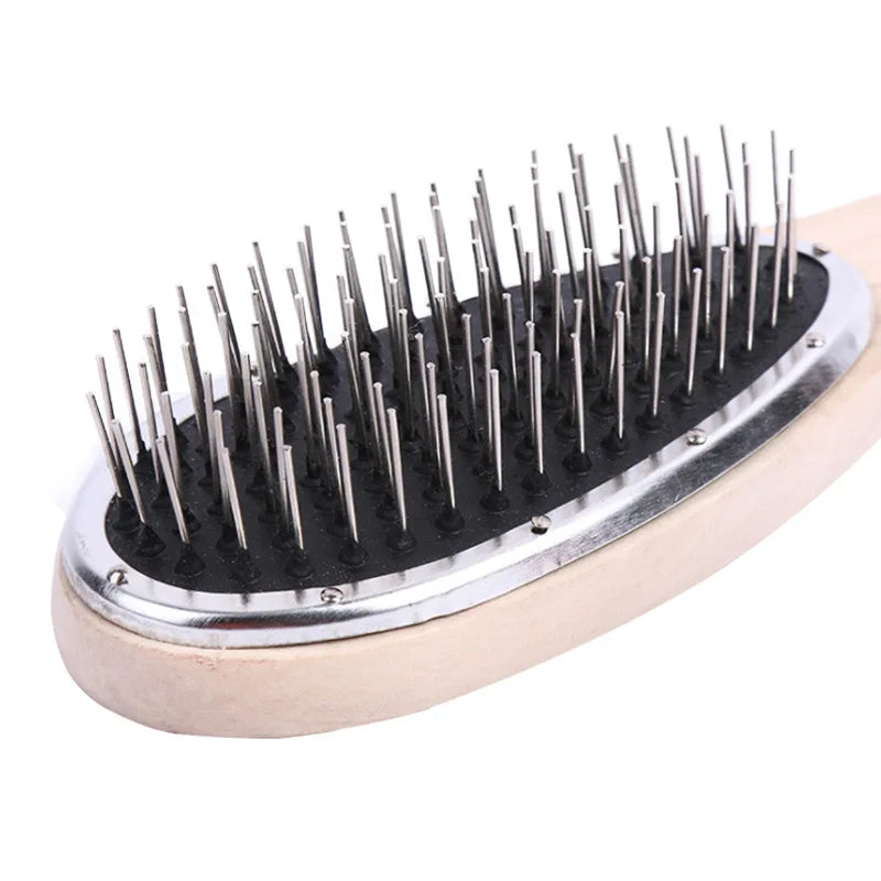 Professional Brush For Wig Anti Static Steel Comb for Tangle Hair