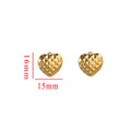5pcs Stainless Steel Heart Sun Charms Connectors Gold-Plated PVD for