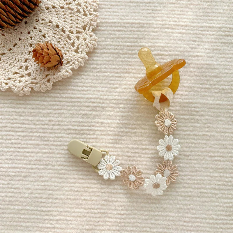 Little Daisy Baby Pacifier Clips Pacifier Chain Nipple Bracket Holder