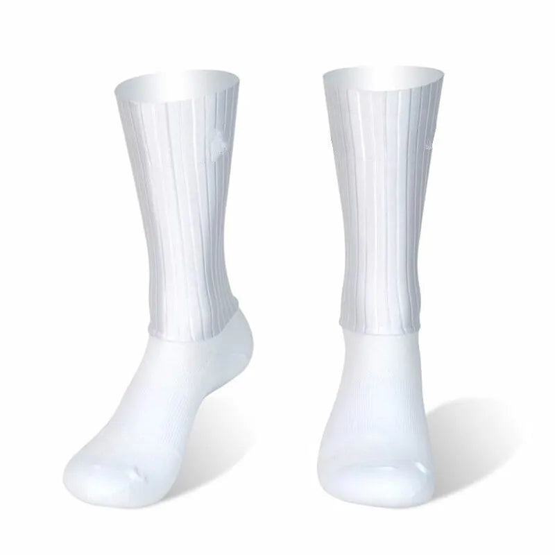 2026 New Cycling Slip Anti Silicone Summer Whiteline Aero Socks Men