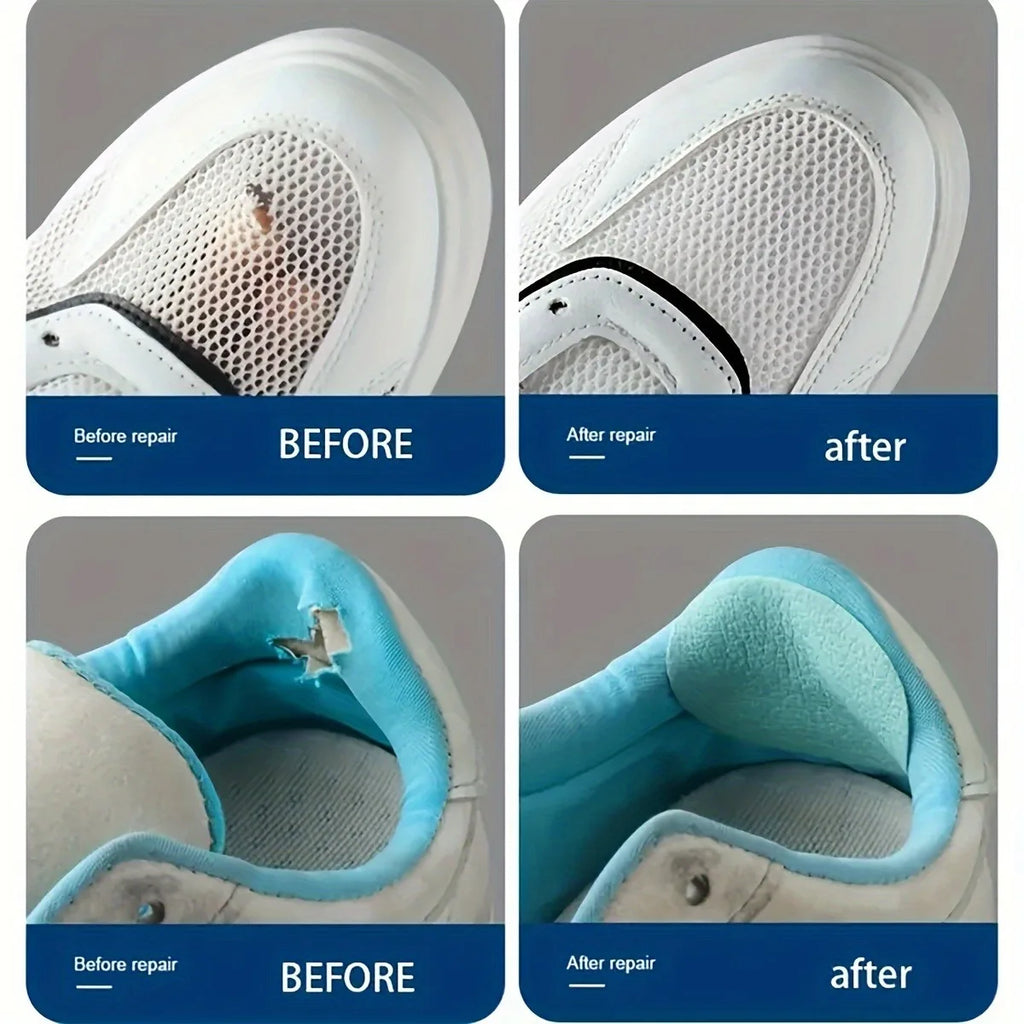 6 Pcs Self-Adhesive Shoe Patches, Strong Waterproof Repair for Holes,