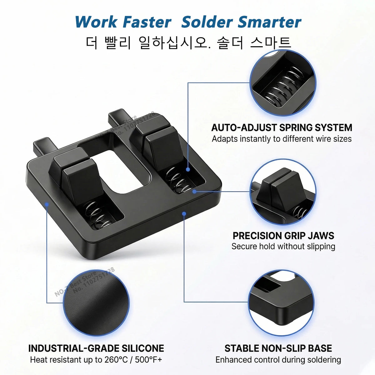 Welding Wire Fixture Adjustable Suction Bracket Welding Table Clamp
