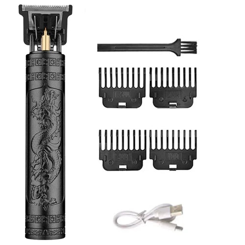 2026 T9 Vintage Hair Clipper Cordless Electric USB Fast Charging