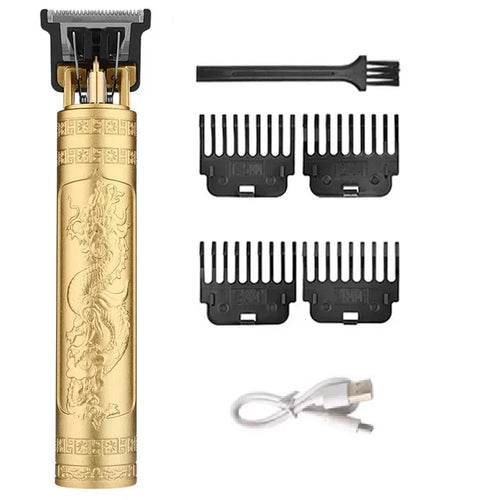 2026 T9 Vintage Hair Clipper Cordless Electric USB Fast Charging