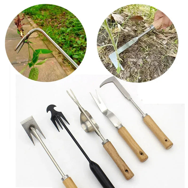 Manual Weeding Machine Set: Mower Sickle + Road Crack Weeding Tool +