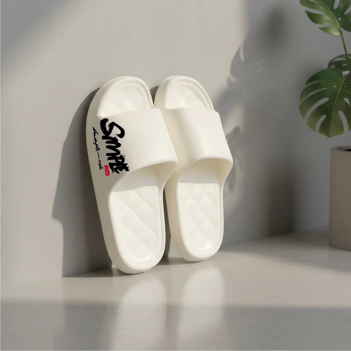 Four-Season Men's Fashion Slippers, Waterproof Non-Slip Casual Soft