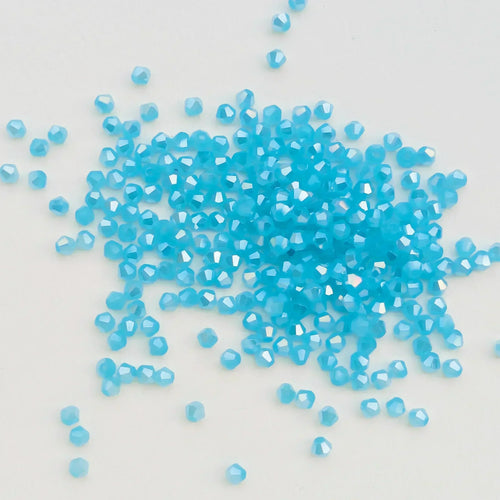 100PCS 4MM Shiny Faceted Austria Crystal Beads Bicone Beads Loose