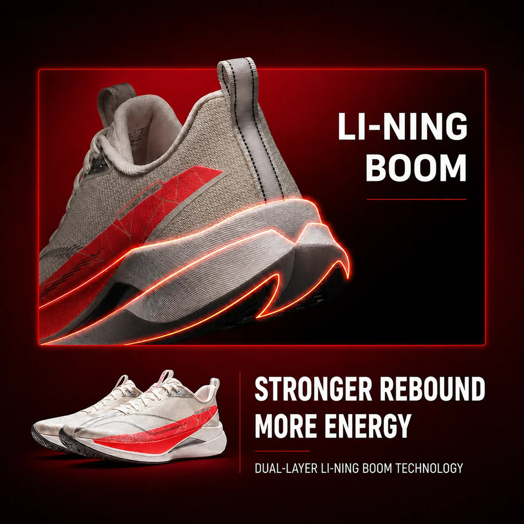 Li-Ning Men's RED HARE 9 PRO Racing Running Shoes BOOM Cushion Rebound