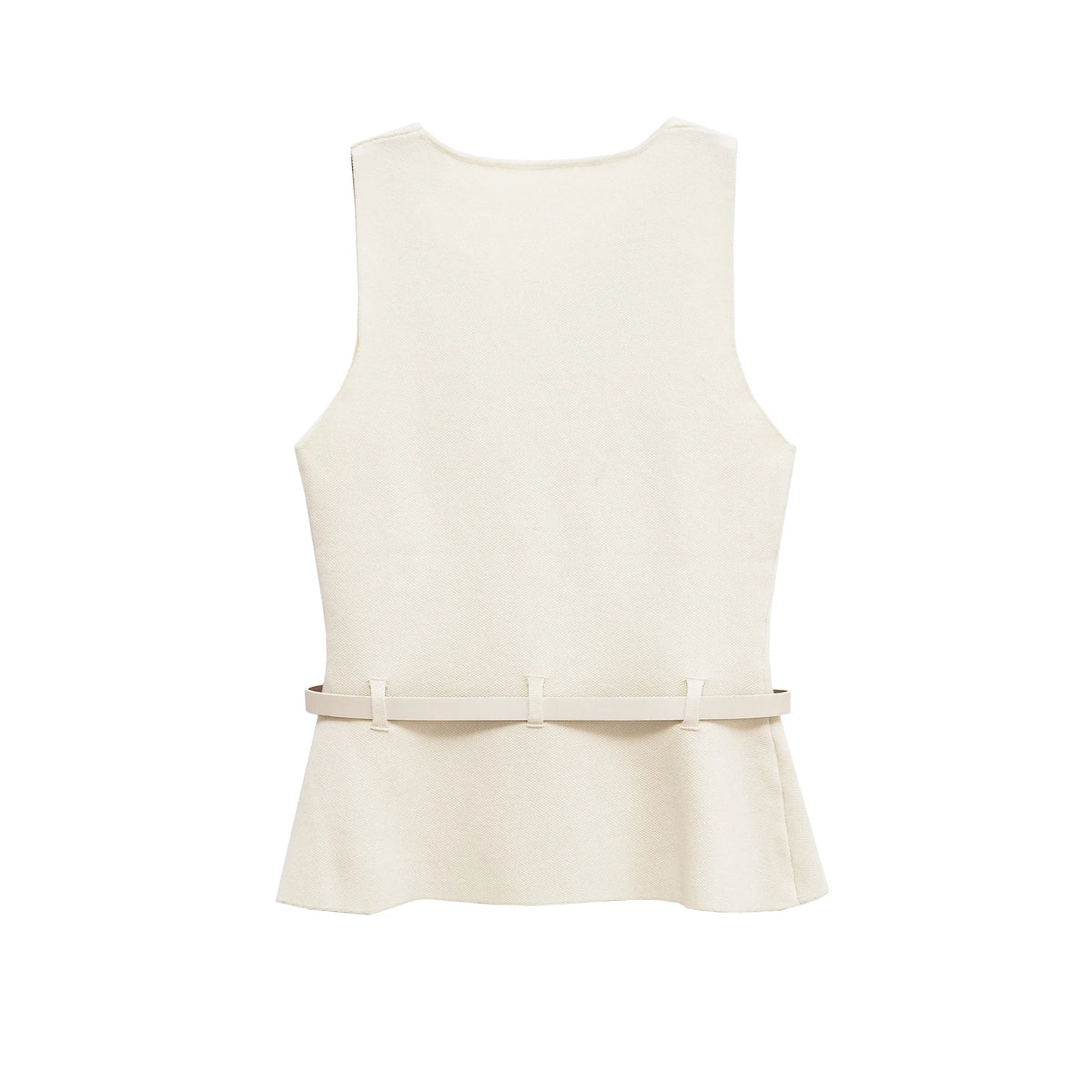 Women's Casual Summer Outfit Elegant Two-Piece Set Knit Tanks Midi