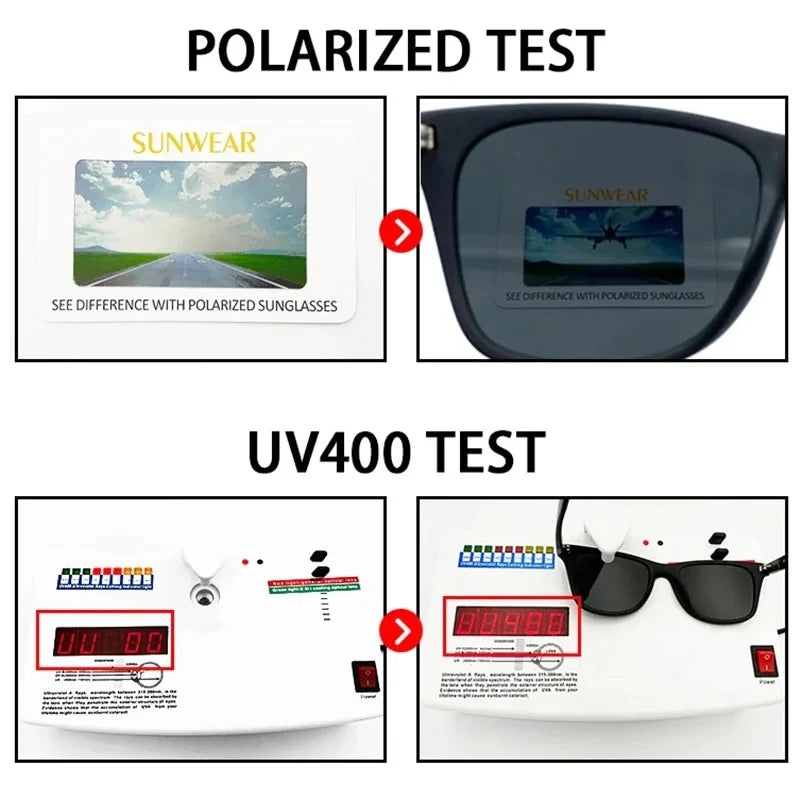 Night Vision Glasses PC Frame Polarized Sunglasses Men Outdoor Sport