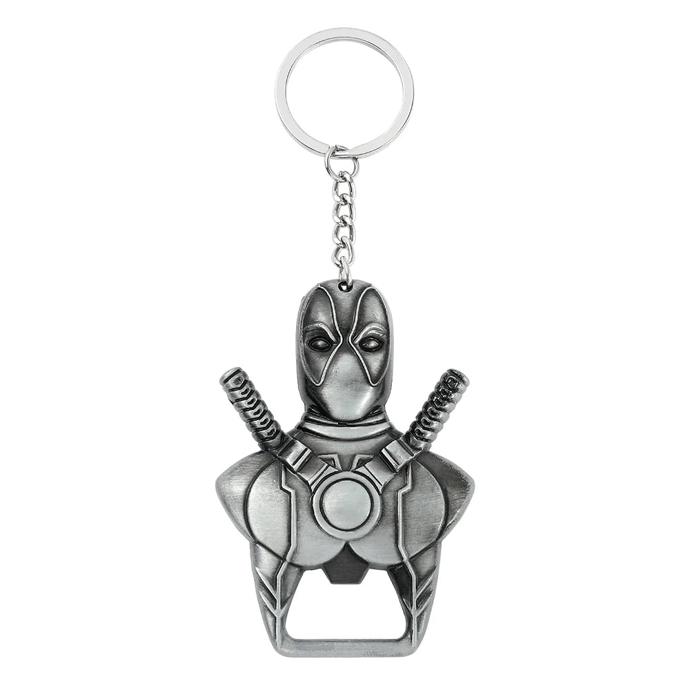 Deadpool Keychain Pendant Llavero Men Cosplay for Bag Keyrings