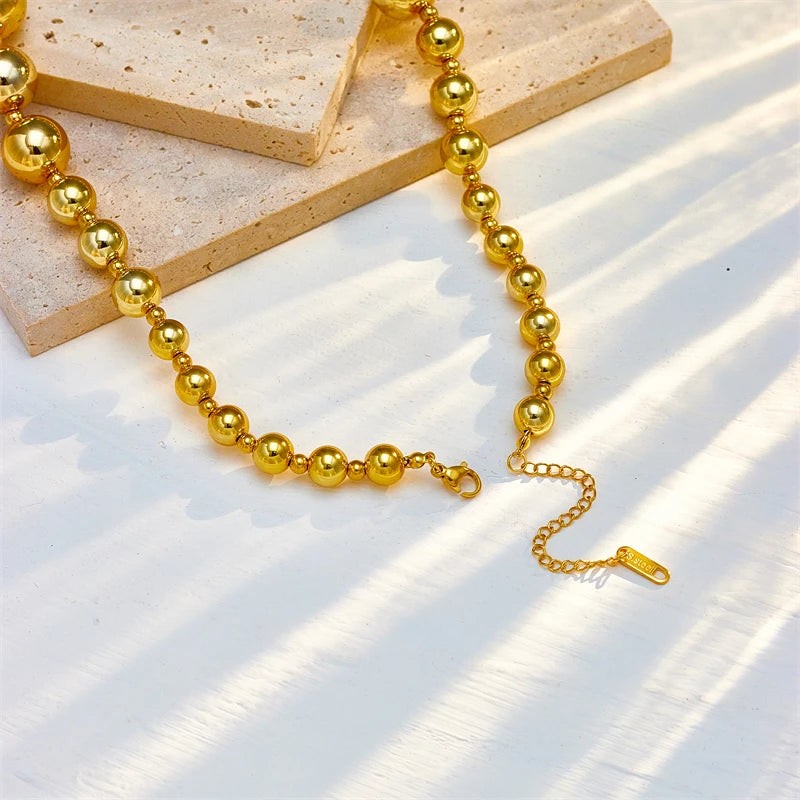XIYANIKE 316L Stainless Steel Necklace Ball Chain Accessories for