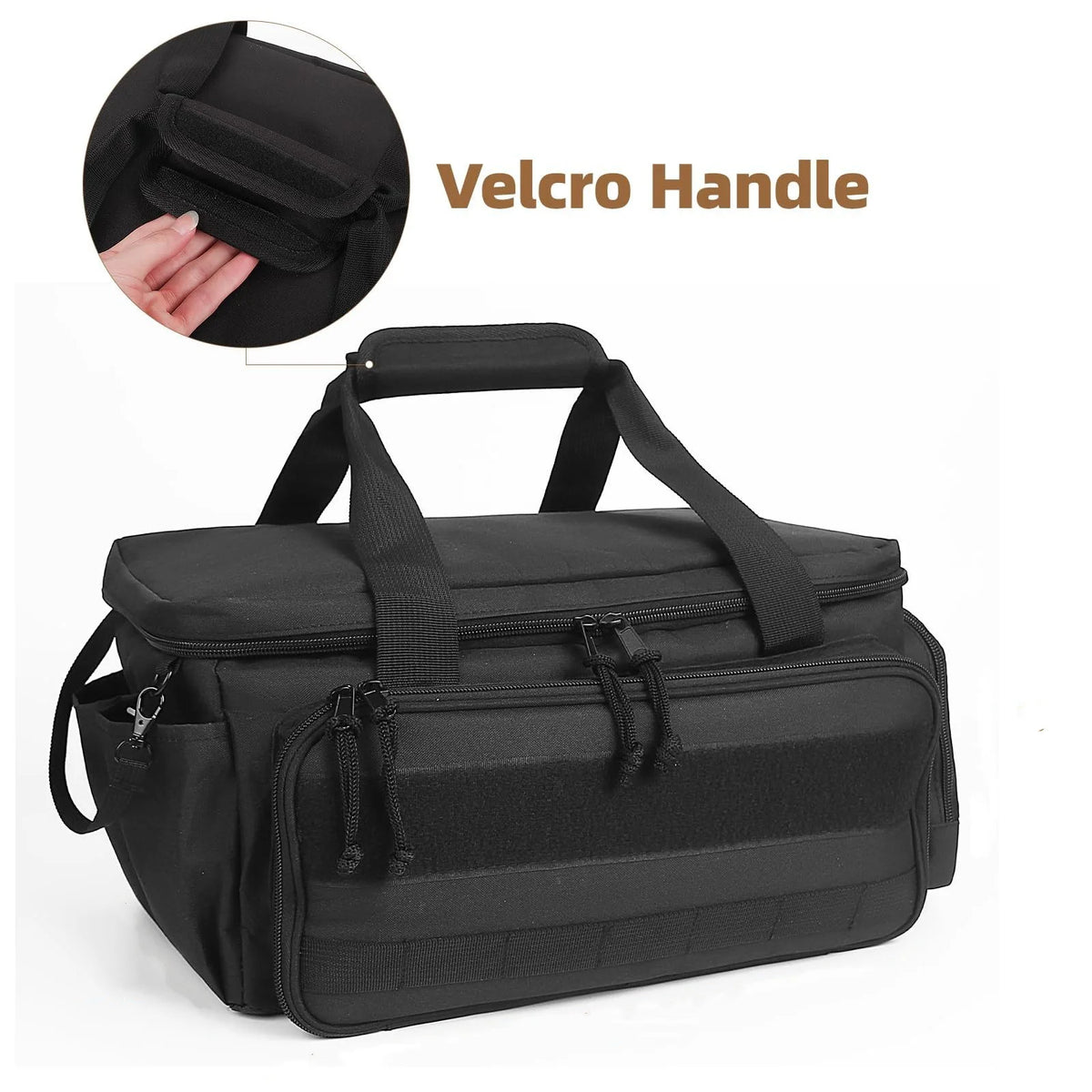 14" Heavy Duty Tactical Tool Bag Non-Slip Base Multipurpose Work