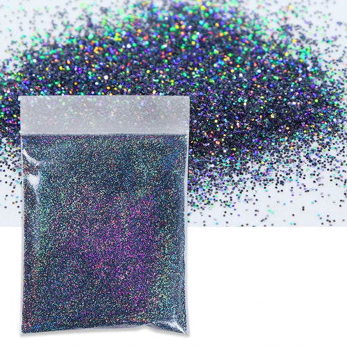 10g/Bag Holographic Fine Glitter Powder For Epoxy Filling Laser
