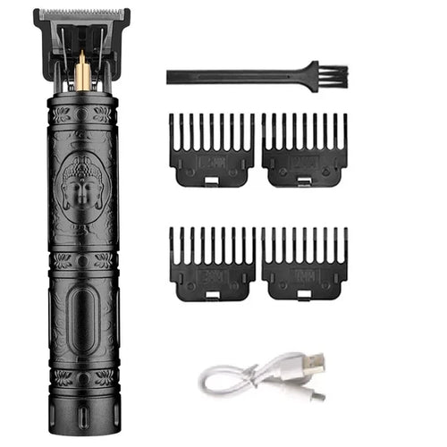 2026 T9 Vintage Hair Clipper Cordless Electric USB Fast Charging