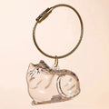 Cat Fur Memorial Charm Resin Keepsake Capsule for Pet Hair Portable