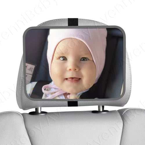 1pc Shatterproof Baby Car Mirror Car Safety Seat Rearview Mirror, Easy