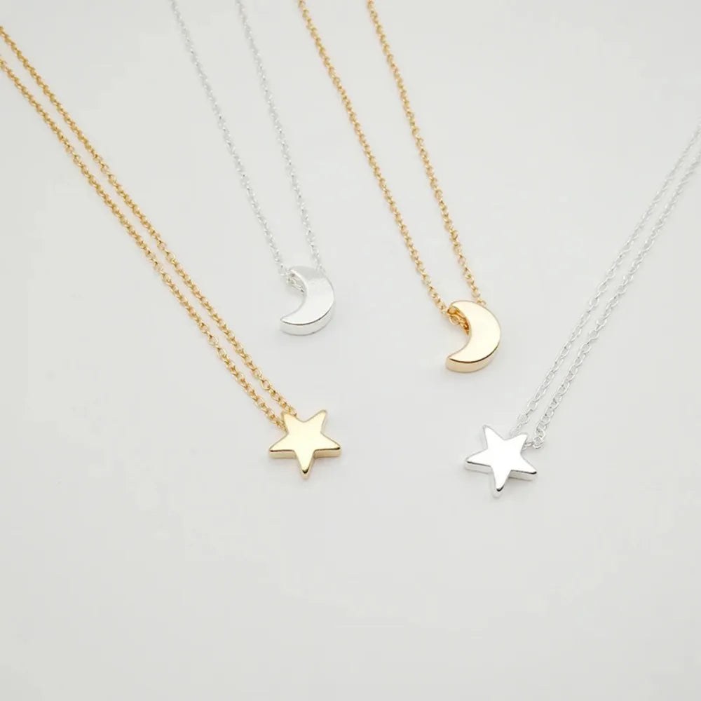 2024 New Women Chocker Gold/Silver Color Chain Star Heart Choker