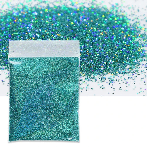 10g/Bag Holographic Fine Glitter Powder For Epoxy Filling Laser
