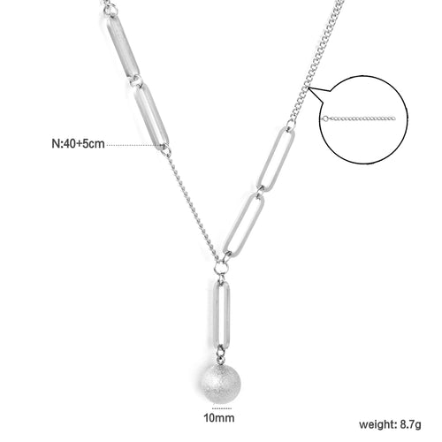 LUXUKISSKIDS Y Clavicle Choker Heart Waterdrop Charm Necklaces for