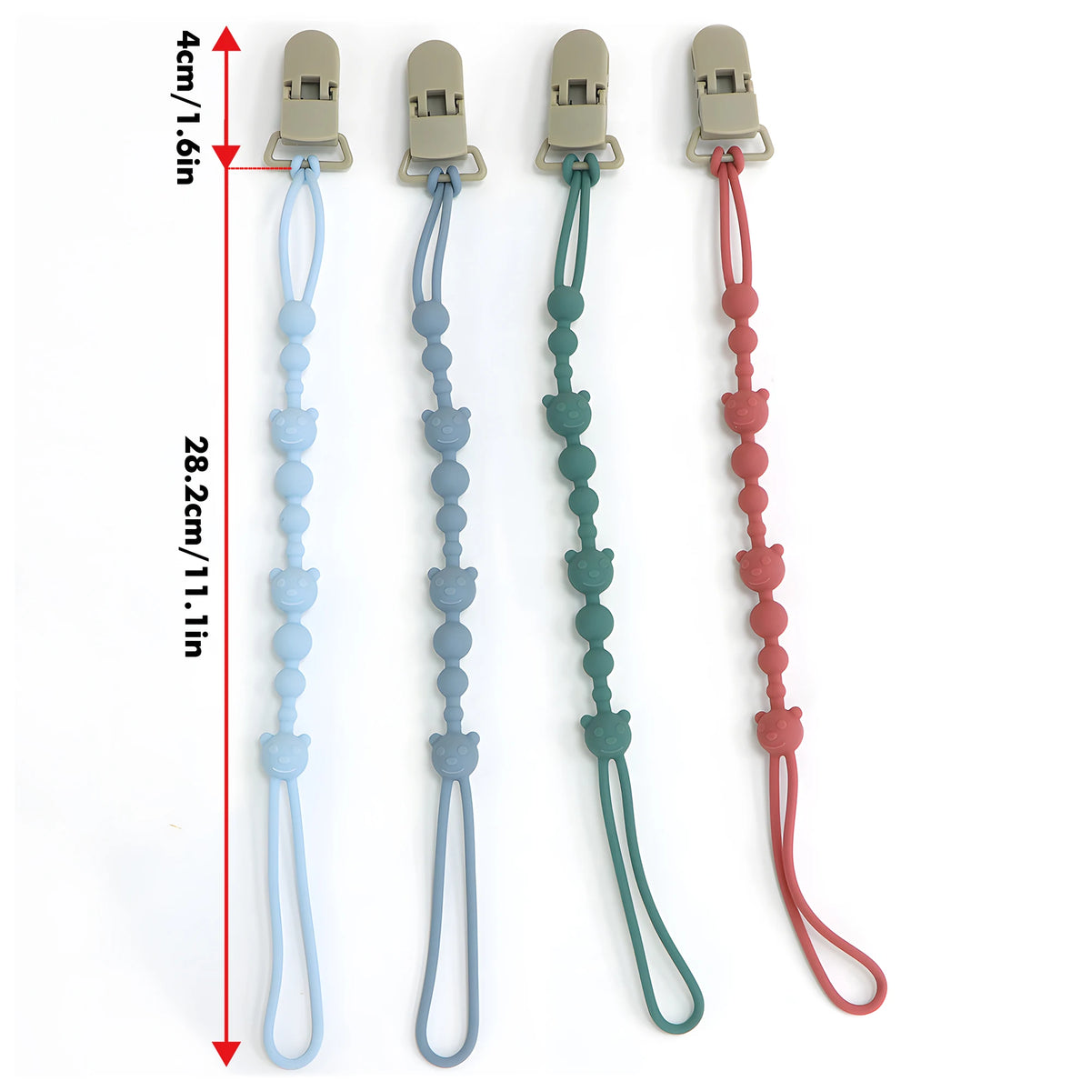Soothing Pacifier Anti-chain Baby Stroller Teether Anti-loss Chain