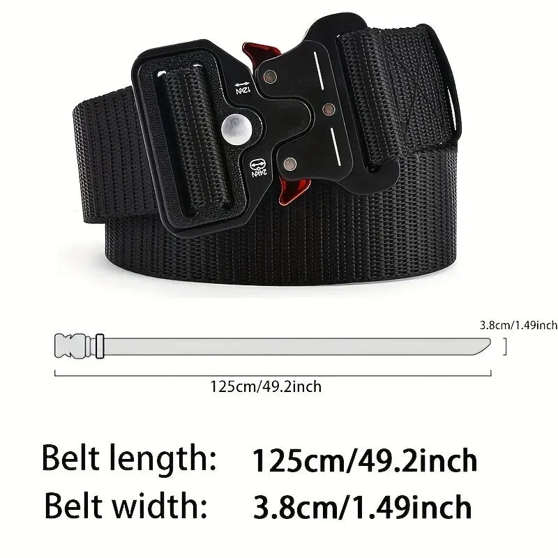 Men's Belt Outdoor Multi Function Belt High Quality Canvas For Nylon