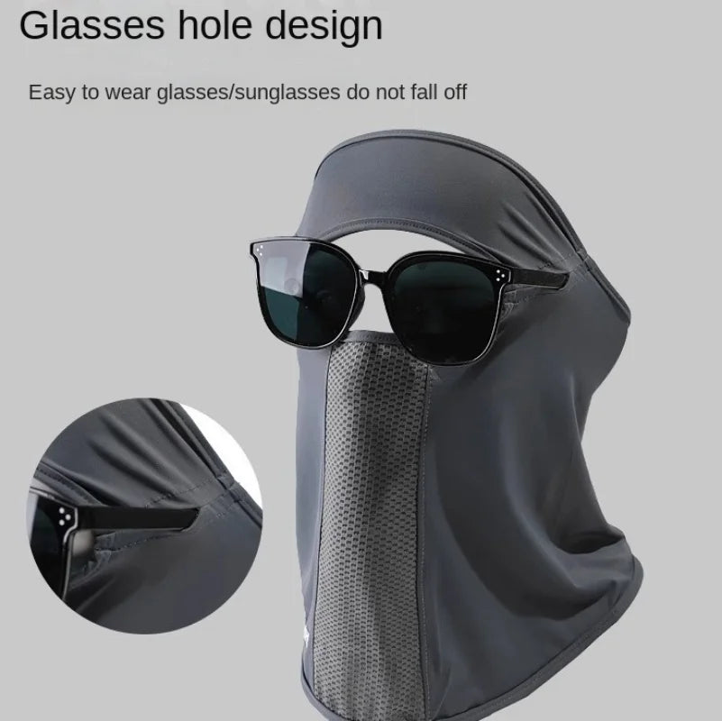 Facial Gini Summer Sports Ear Cord Scarves Mask Neck Protection