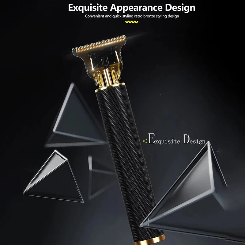 Professional T9 Hair Clipper For Mens USB Fast Rechargeable Beard Care