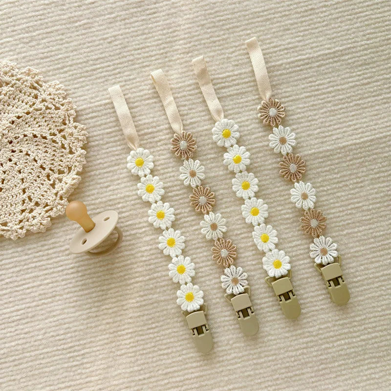 Little Daisy Baby Pacifier Clips Pacifier Chain Nipple Bracket Holder