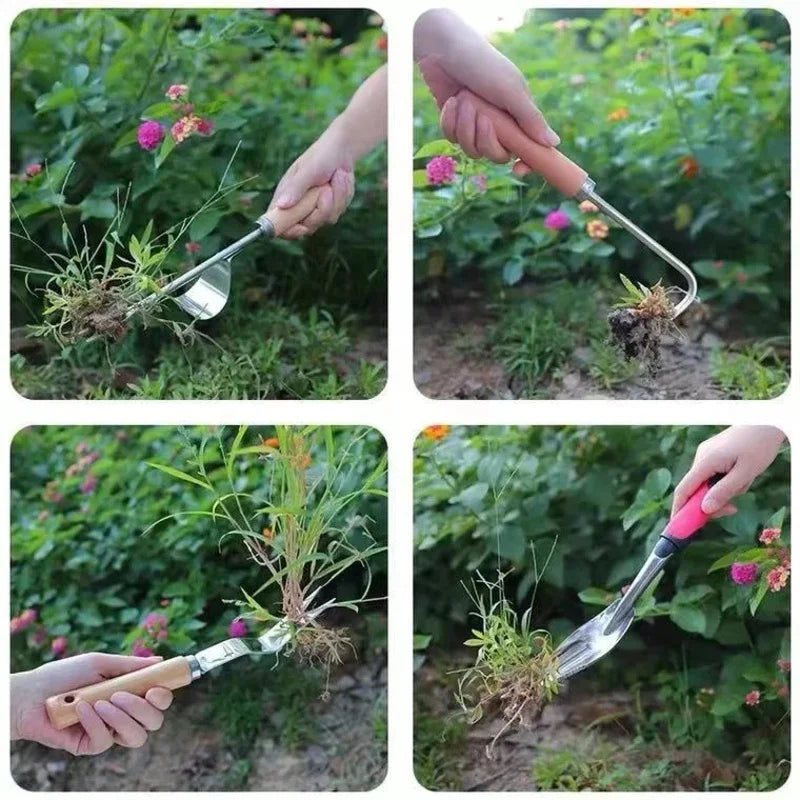 Manual Weeding Machine Set: Mower Sickle + Road Crack Weeding Tool +