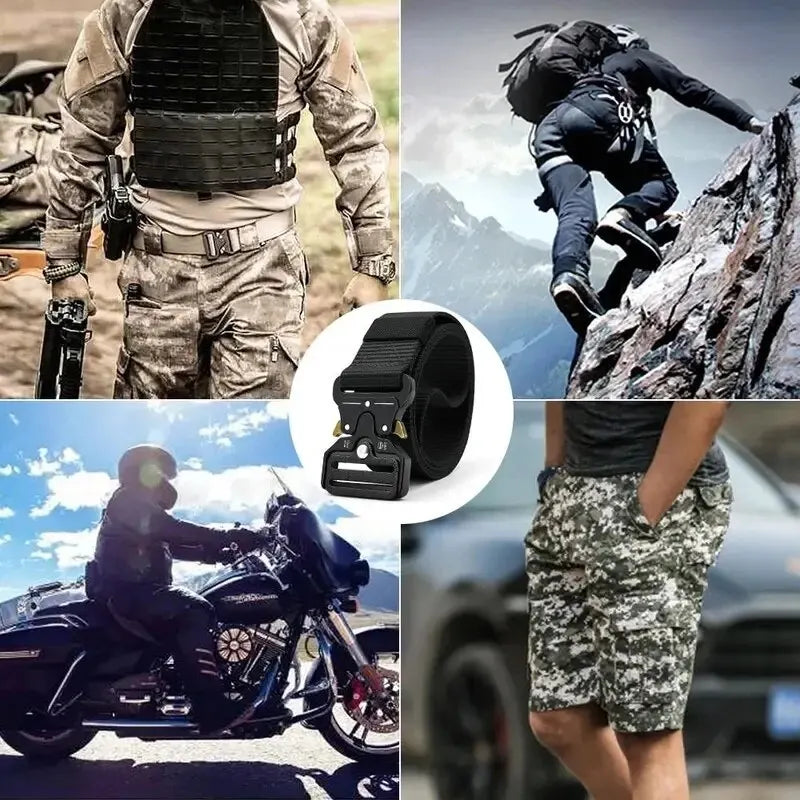 Men's Belt Outdoor Multi Function Belt High Quality Canvas For Nylon