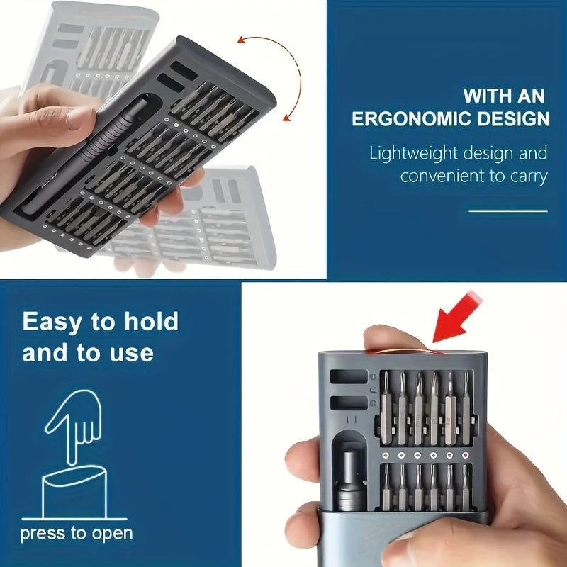 24 in 1 Digital Maintenance Precision Screwdriver Set with Portable