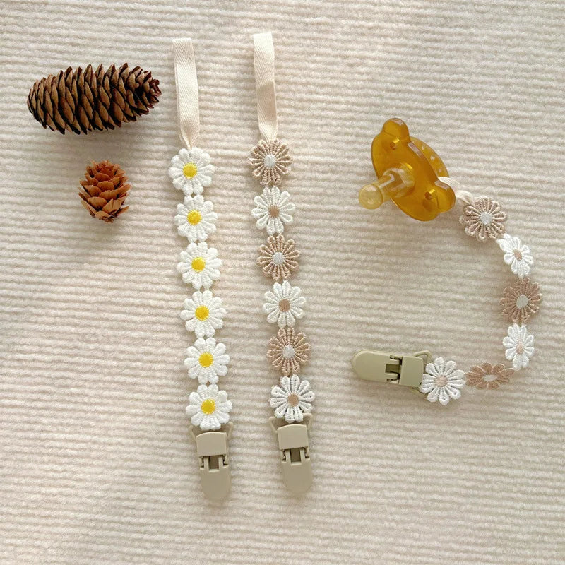 Little Daisy Baby Pacifier Clips Pacifier Chain Nipple Bracket Holder
