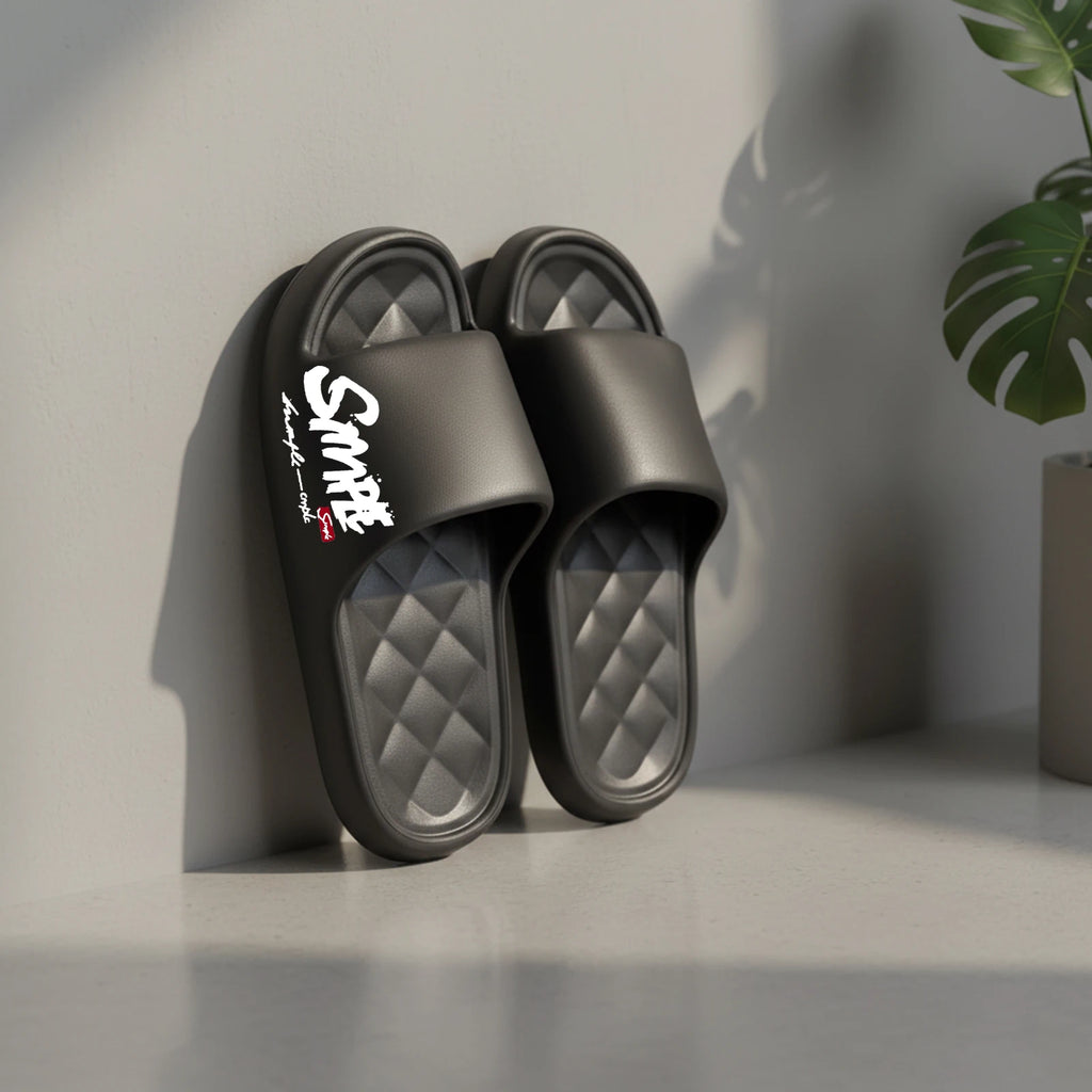 Four-Season Men's Fashion Slippers, Waterproof Non-Slip Casual Soft